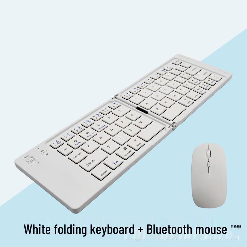 Jingzun Portable Folding Bluetooth Keyboard for Mobile & Tablet