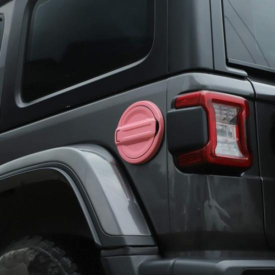 Filler Door Fuel Tank Lid Gas Cap Cover Trim for Jeep Wrangler JL Accessories