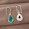 Green Onyx Earrings, 925 Sterling Silver Jewelry, Handmade Earrings Gemstone Jewelry Gift For Women