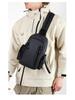 New Men's High-End Urban Minimalist Shoulder and Chest Bag