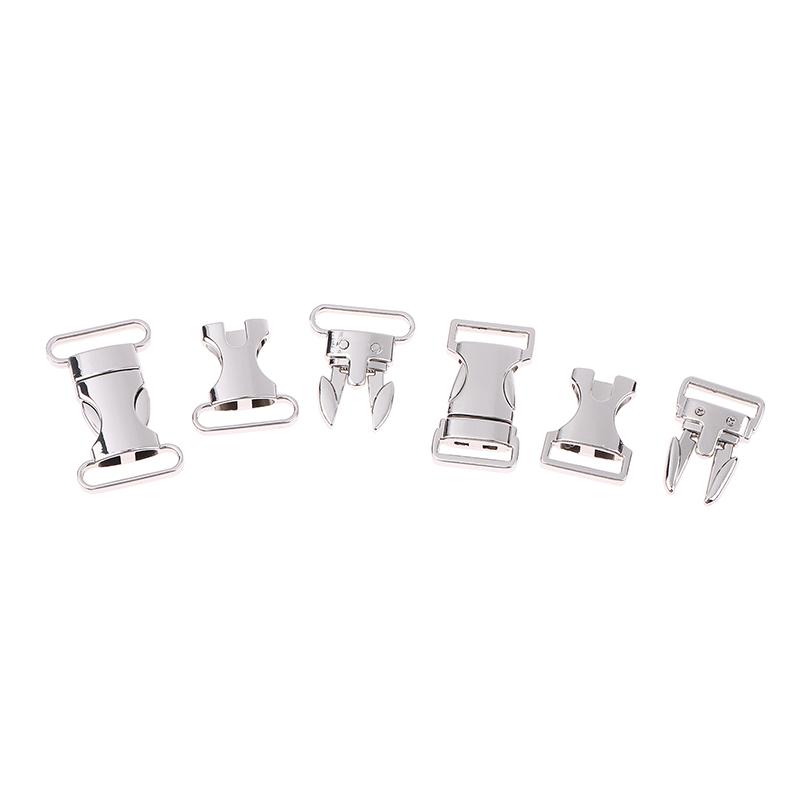 2 szt. Klamry Zwalniające ze Stopu Cynku Okucia 13 mm/15 mm/20 mm Klamry do Bransoletki ze Sznurka Paracord Zamek do Torby Części Narzędzi Outdoorowych