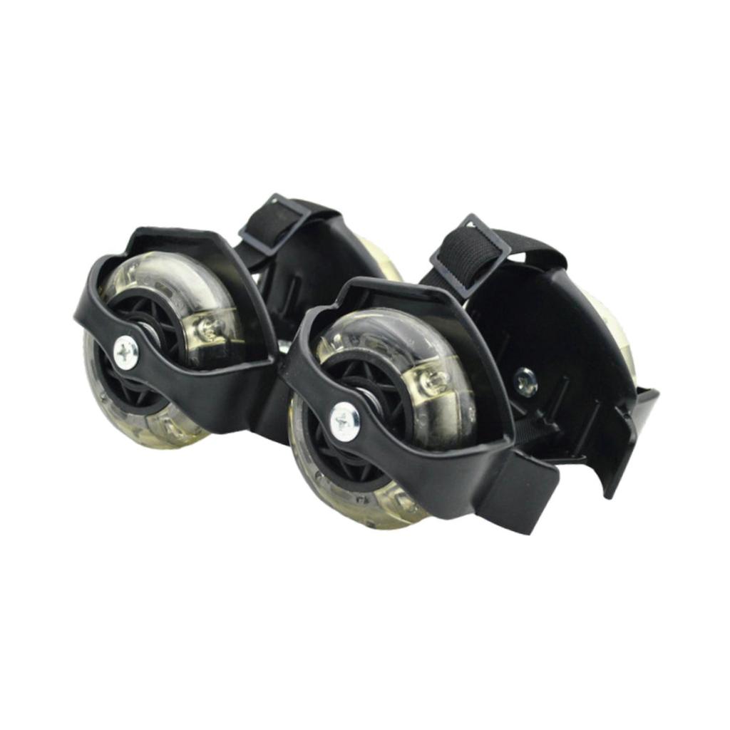 Heel Wheels Sturdy Flashing Roller Shoes Heavy Duty Shine Roller Skating 1 Size Fits Most Adjustable for Boys Kids Girls Child