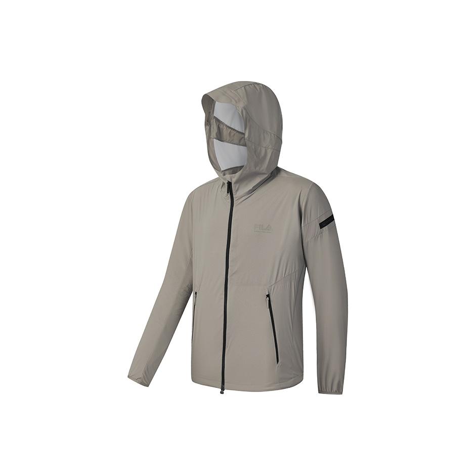 Fila Explorer Urban Athletics Series Windproof Warm Comfortable Outdoor Loose Hooded Windbreaker Men Outerwear A11M538704F-DK