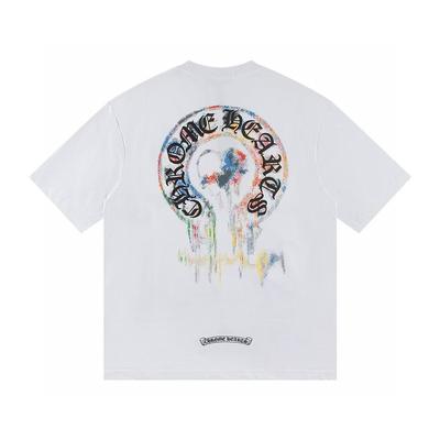 W355 2026 Summer New High Quality Cotton Round Neck Loose Large Size Men's and Women's T-shirt Couple T-shirt