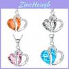 Collana Stile Coreano a Forma di Cuore con Cristalli di Zircone Catena Clavicola per Donne Benefici per Dipendenti Souvenir Matrimonio Viaggio K132