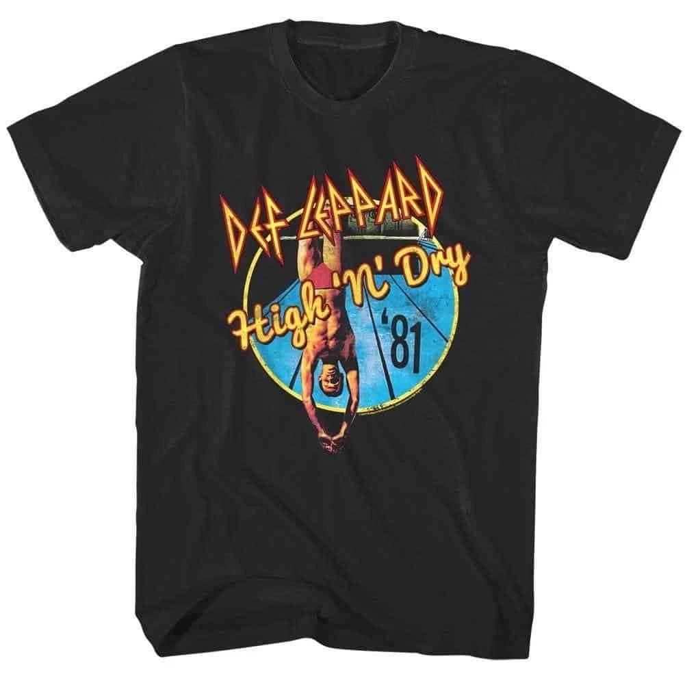 

Def Leppard High n Dry 81 Men s T Shirt XL