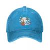 Vintage Cute Axolotl RaUnisex Baseball Cap Unisex Style Distressed Washed Snapback Hat Animal Outdoor Running Golf Gift Hats Cap