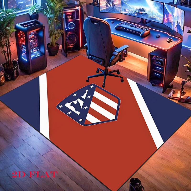 Atleti  Carpet Rug for Living Room Bedroom Home Sofa Decoration,Kids play Nonslip Floor Mat