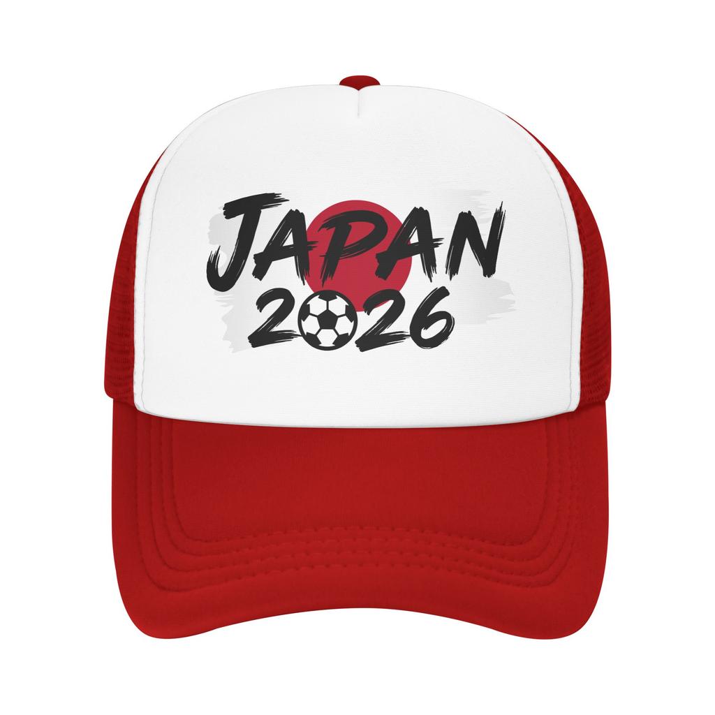 Japan Football Match  Mesh Baseball Cap Unisex Women Fashion Trucker Hat Dad Hat Adjustable Summer Trucker Caps