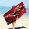1Pc Iron Man Tech Hero Beach Towel Microfiber Beach Towel Thin Absorbent For Beach Swimming Yoga Bath Sports 0917273