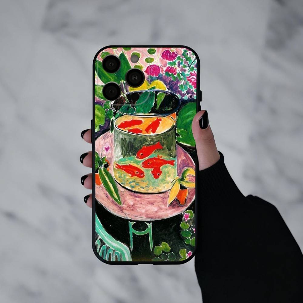 H-Henri M-Matisse Konst PaI Telefonfodral Silikon Mjuk För IPhone 17pro 16 15 14 13 12 11 X XR Plus Pro Max Plus