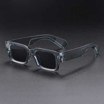Punk Small Frame Rectangle Sunglasses Men Luxurious Brand Style Vintage Square Sun Eyeglasses For Male Fashionable Outdoor Use Glasses Shades