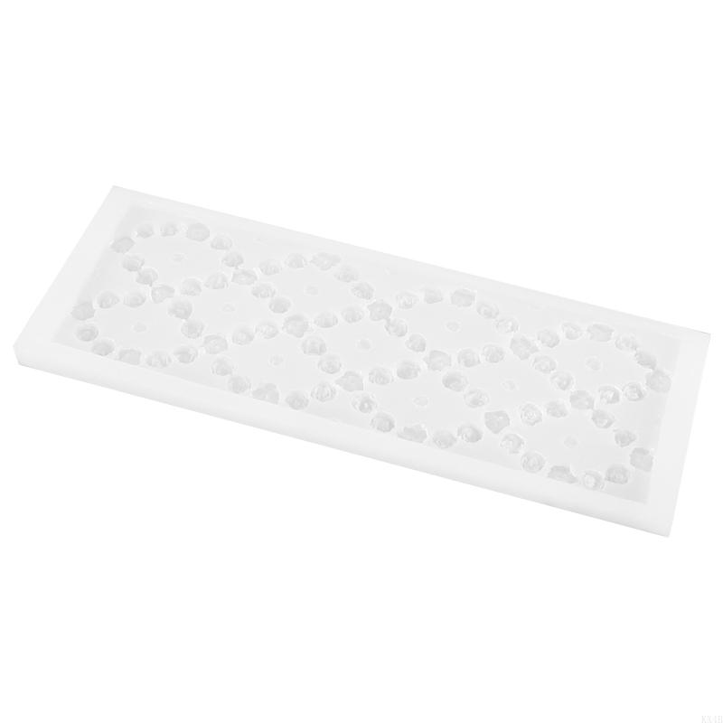 

KX4B Little Rose & Leaves Mold Frame Cake Decorating Tools Pastry Baking Mold