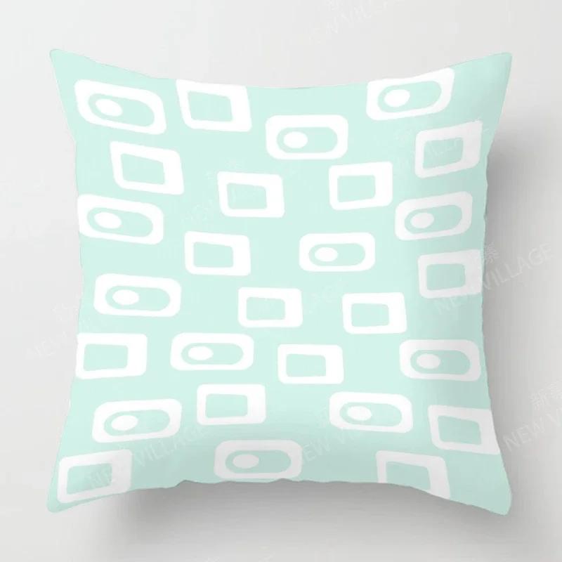 Nordic Fall Home Decor Autumn Throw Pillow Case Sofa Cushion Cover Modern 45x45cm 45*45 50x50 60x60cm 40*40 40x40 Geometry 60*60