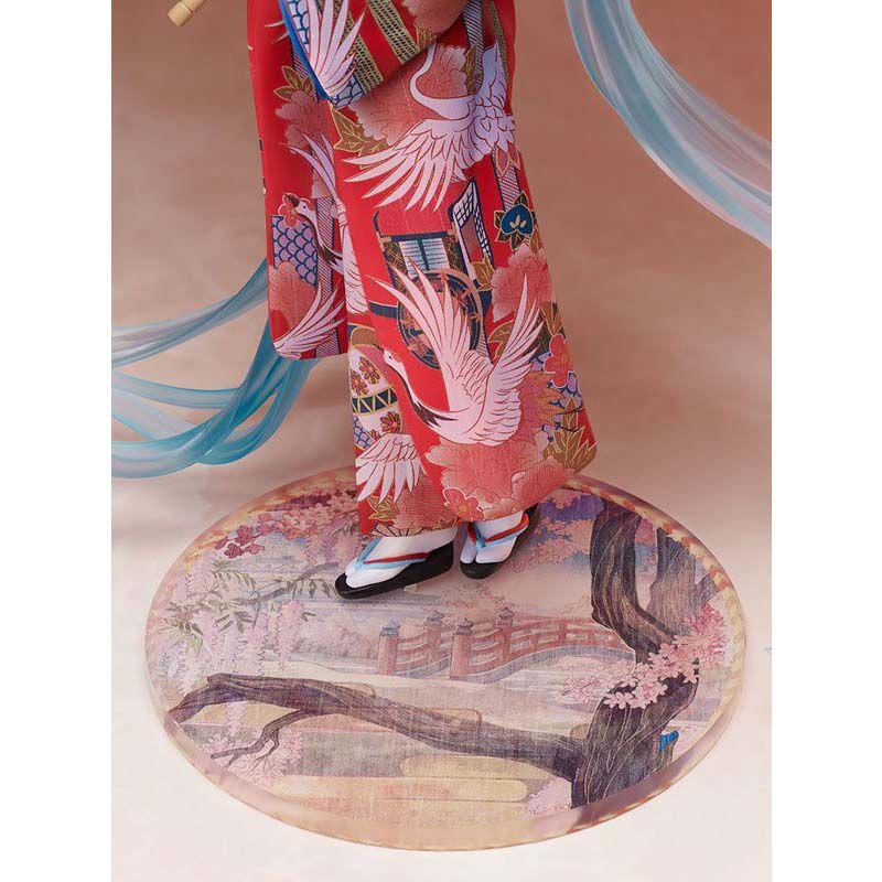 Exquisite Anime Stronger Hatsune Miku Kimono Yukata Hanairogoromo Pvc Action Figure