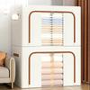 Foldable Fabric Organizer For Bedroom Storage With Clear Window And Large Capacity