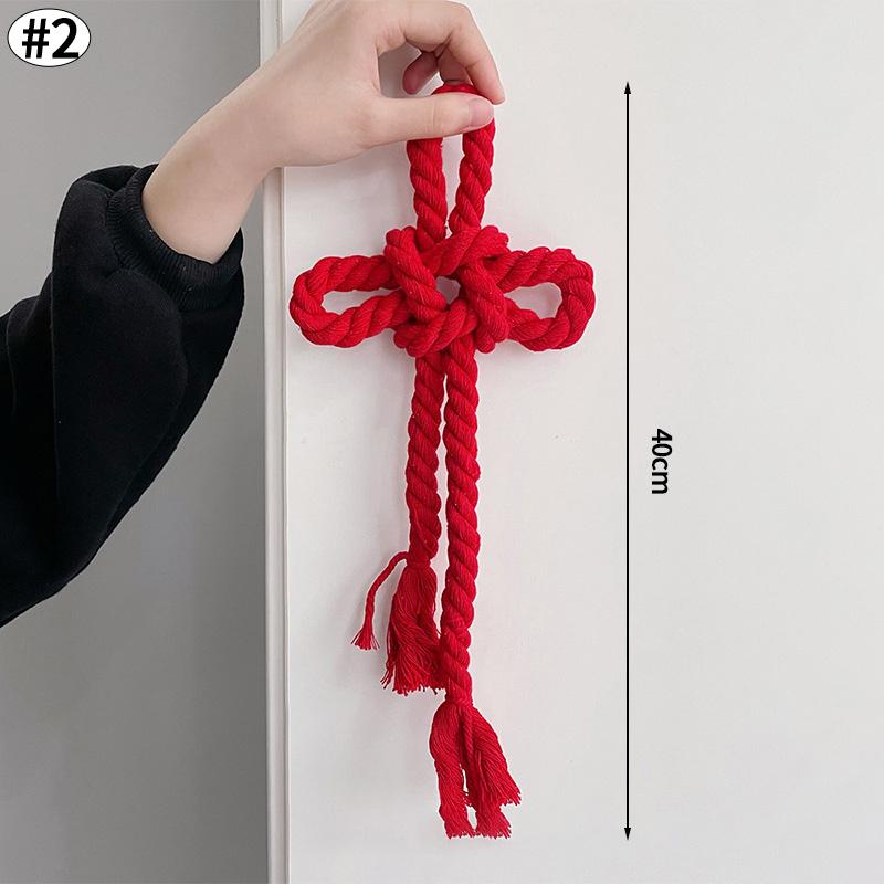 Chinese Knot Tassel Pendant Housewarming Moving Home Gift Decoration Hanging Door Pendant Festival Decorative Ornaments