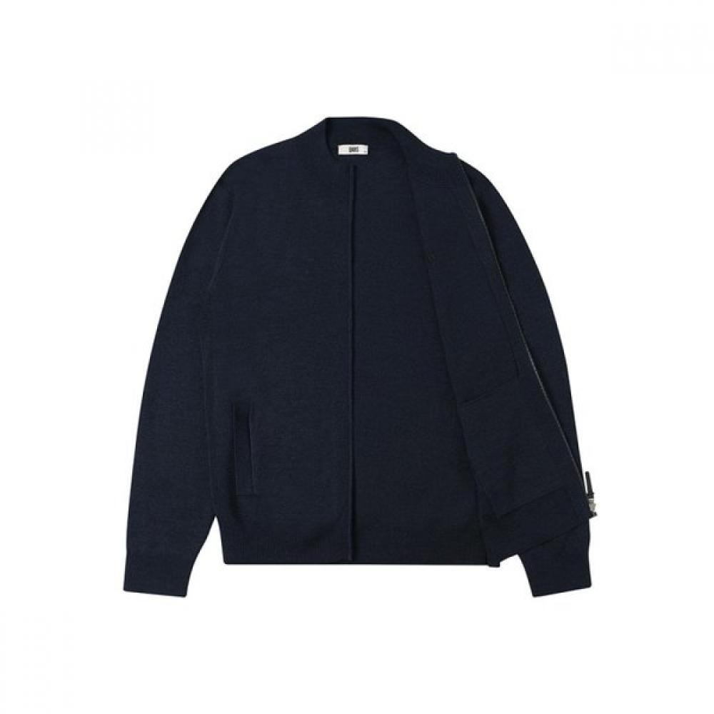 DakS Men S Wool Blend Solid Zip Up Cardigan dma1Swzu101n1