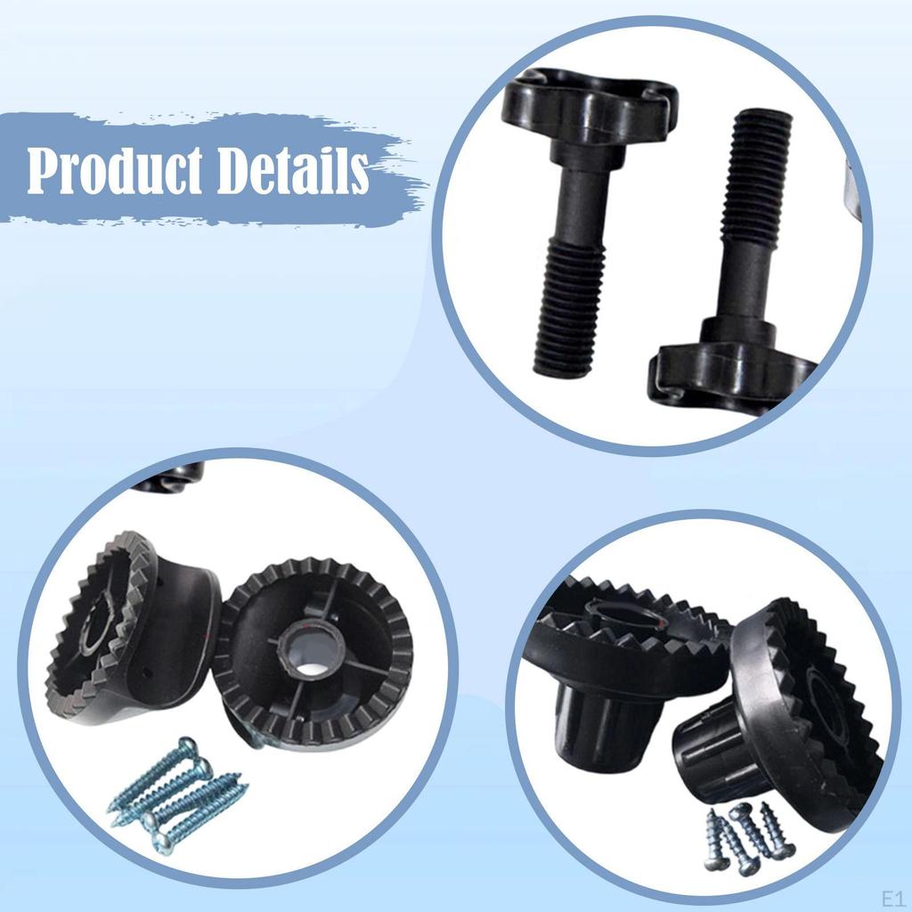 Porch Swing Canopy Frame Kit Multifunctional Fittings for Garden Patio Yard