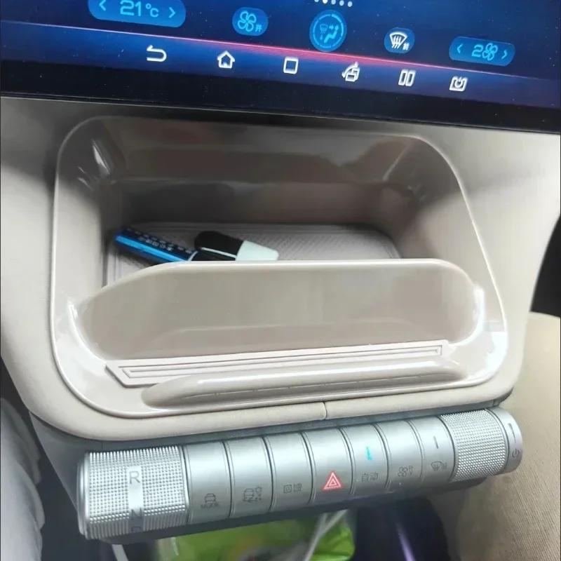 For BYD Dolphin 2024 Atto 1 Central Control Storage Box Screen Instrument Table Accessories Interior Storage