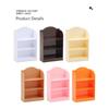 2pcs Plastic Supermarket Display Shelf  Miniature Furniture Accessories