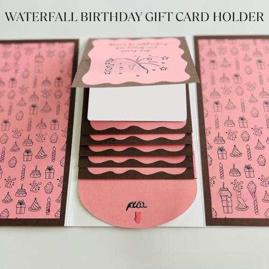 Christmas Gift Card Booklet Handmade Merry Christmas Gift Card Book Pull-out Design DIY Wow Card Holder Keepsake Gift for Holiday Xmas Party