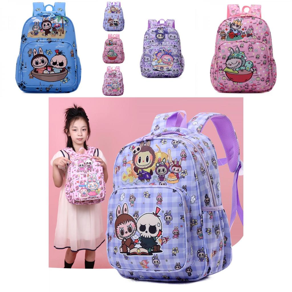 Adorable Labubu Children's Backpack In Cute Cartoon Style Perfect For School Use