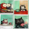 Monthly Wall Calendar Cute Cat Design Hangable 2026 Wall Calendars for Living Room Bedroom Home Wall Decor for Cat Lover