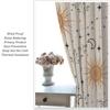 Boho Moon Decor Curtains,Magic Moons and Stars Boho Pattern for Home Kitchen Restaurant Decoration Window Curtain 2Panel