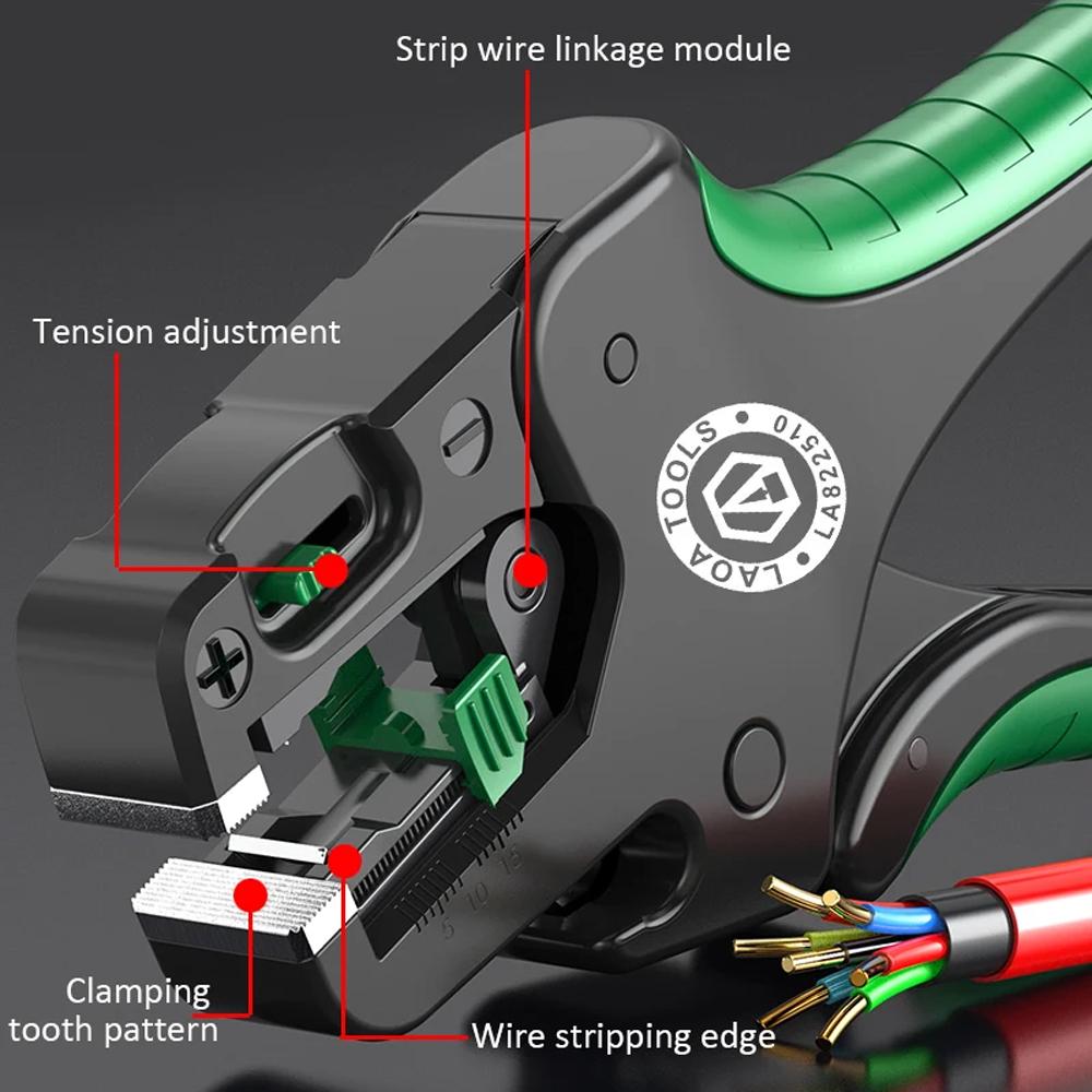 Multifunktionale Schnelle Vollautomatische Abisolierzange Kabelschneider Kneifzange Einstellbare Elektrikerzange