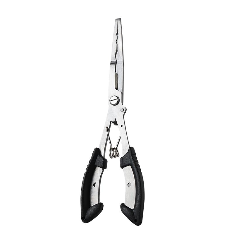 Oem 21*6cm 108g 3 Colors Fishing Pliers Stainless Steel Fishing Tackle Plier Multifunctional Clamp Line Cutter Hook Remover
