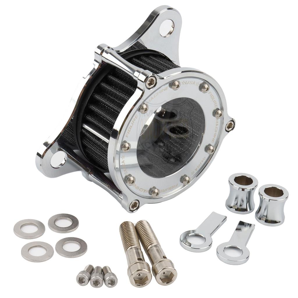 Motorcycle Air Filter Intake Black Filters Kit For Harley Sportster Iron 883 XL 1200 Low Custom Roadster 48 72 Forty-Eight 91-21