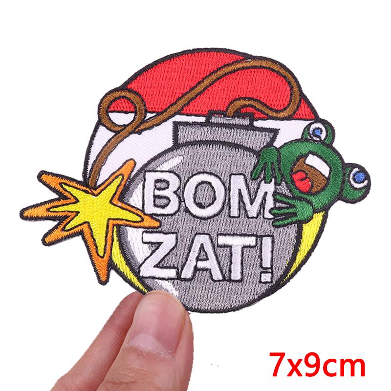 Niederlande Frosch Oeteldonk Emblem Gestickter Aufnäher Niederländischer Karneval Aufnäher Aufbügelbilder Für Kleidung DIY Feier Geschenke