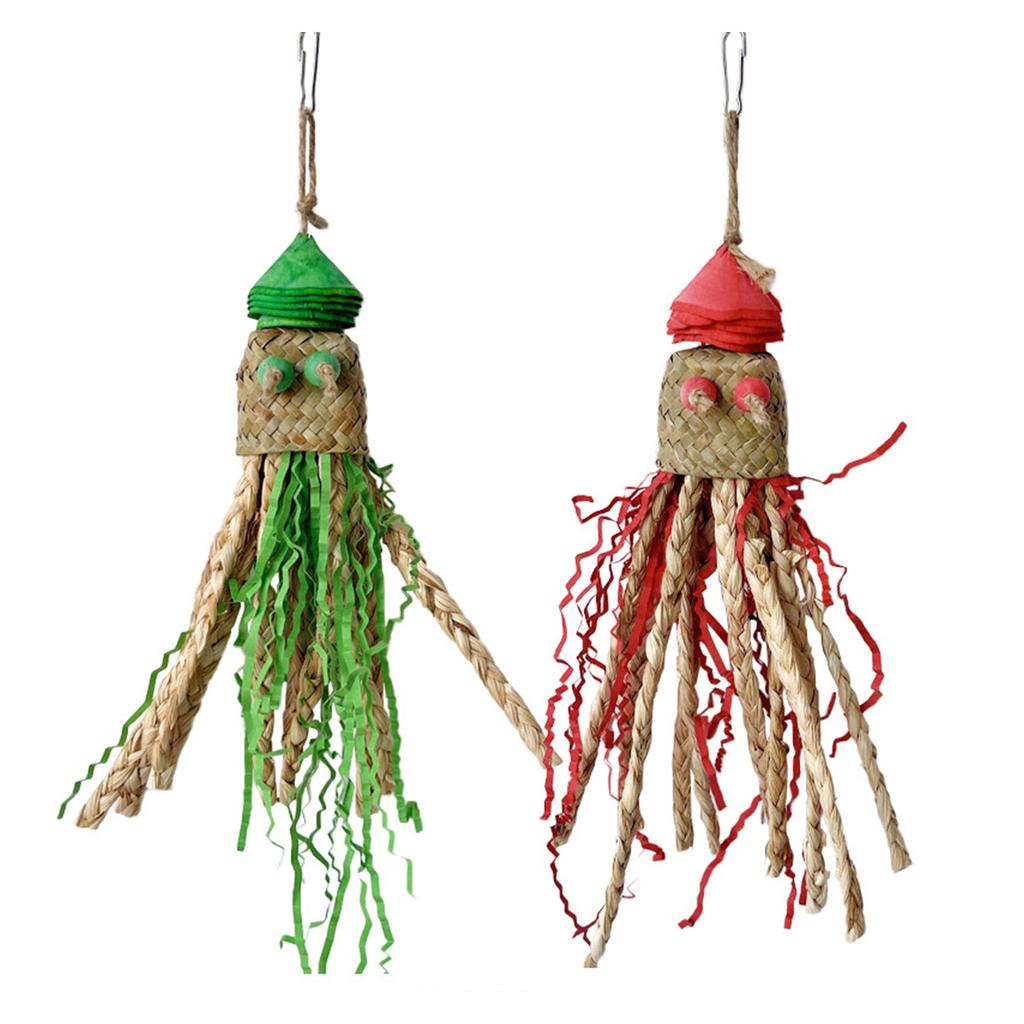 Pet Bird Chew Toy Natural Colorful Shredding Paper for Cockatiel Conure Cockatoos Teeth Grinding Toy for Cage