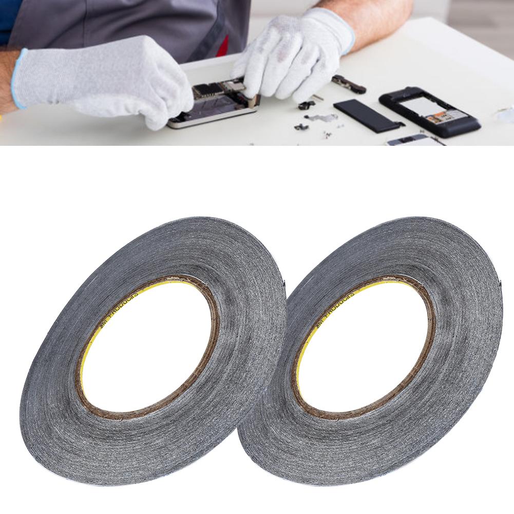 (2Pcs Set) 50M DoubleSided Tape UltralThin Super Sticker for Phone Screen Repair(2mm 0.08in )