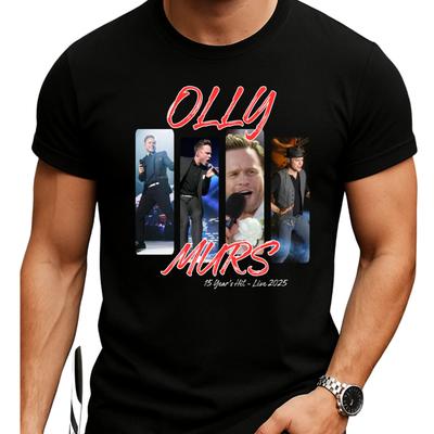 Olly Murs Bootleg T Shirt , Olly Murs 15 Years of Hits T Shirt, ,Live Concert Ts
