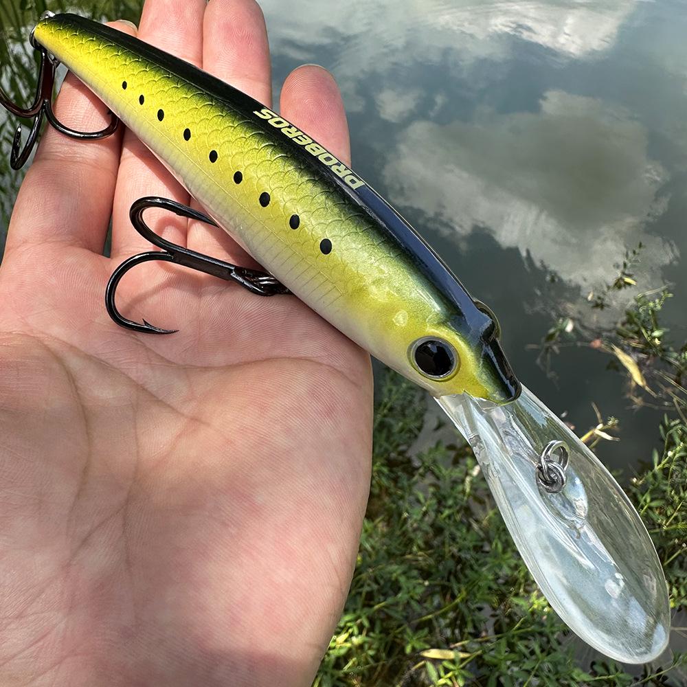 Leurre vairon coulant: 19cm, 54g Appât Artificiel Bionique pour Pêche en Eau Salée (DW612)