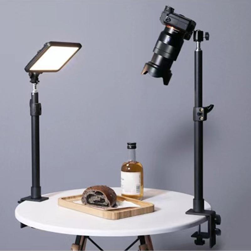 Adjustable Telescopic Extension Rod For Camera Mount Light Stand Aluminum Alloy 1/4inch Thread Adapter 30cm 40cm 60cm