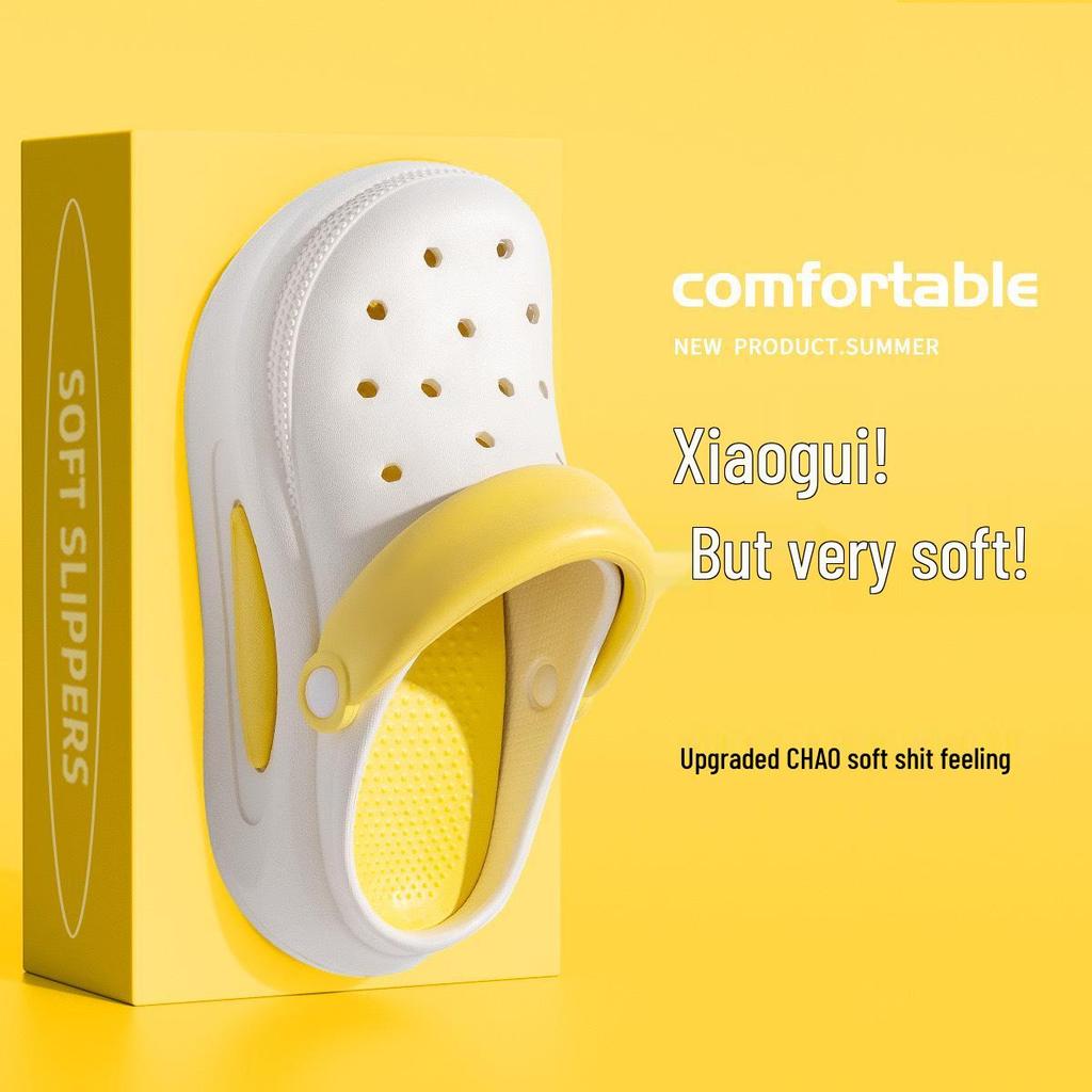 2024 Women's Cute Closed-Toe Height-Boosting Non-Slip Beach Sandals