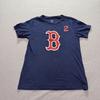 Boston Red Sox T Shirt Women M Graphic Print Baseball Bogaerts 2 Lounge Blue Tee