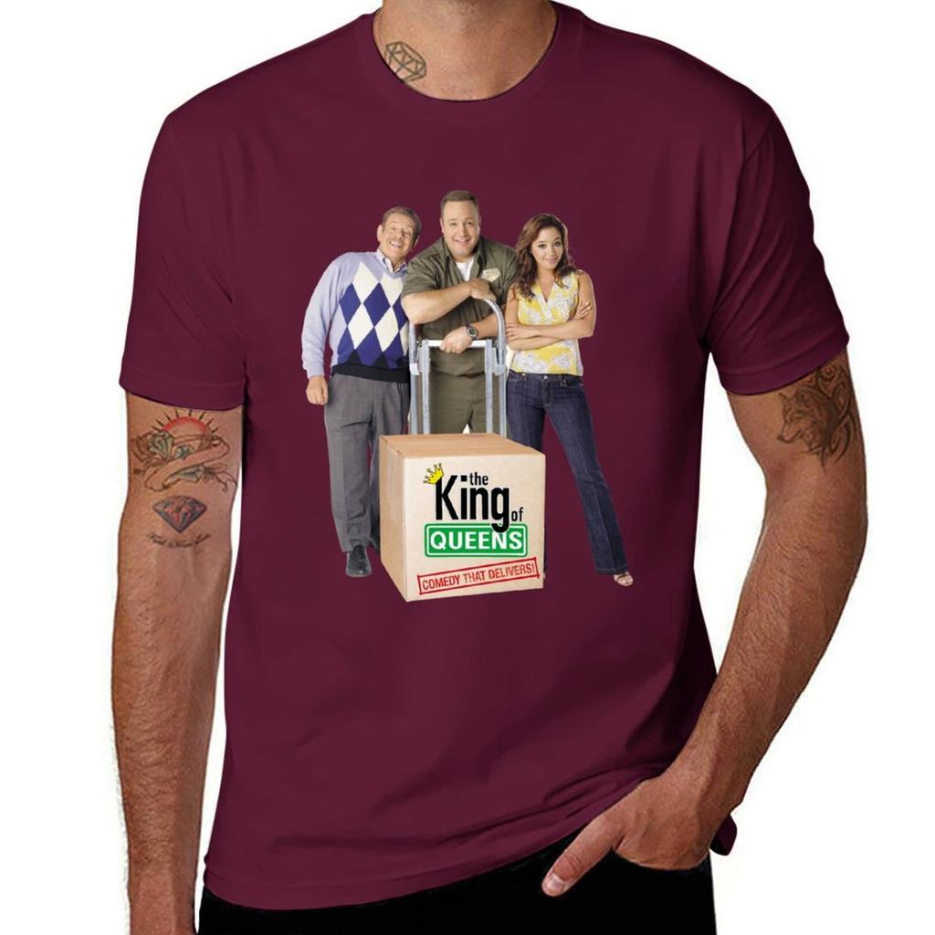 The King of Queens Tshirt Cute Tops Heavyweights Sports Fans Mens T Shirts Casual Stylish