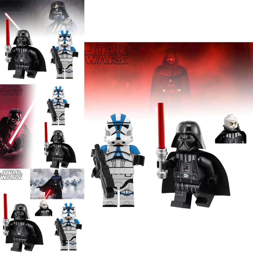 633021 Star Wars Building Blocks 11 Pieces Including Base