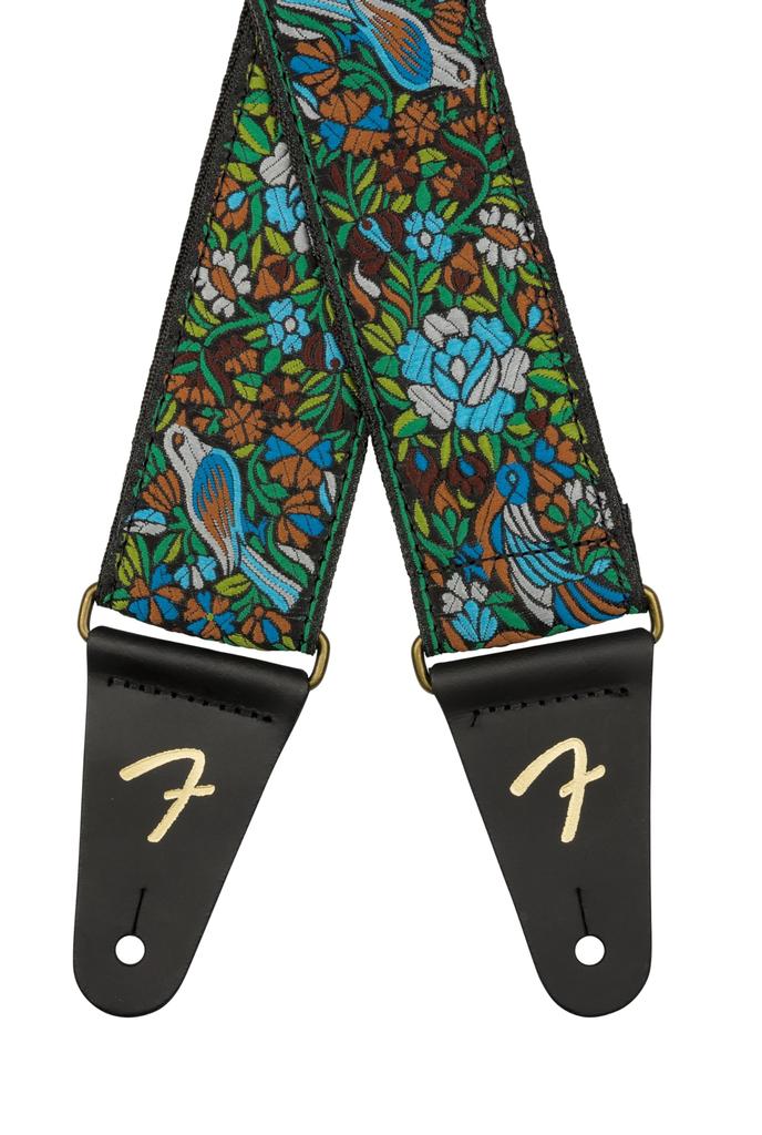 Fender Mosaic Jacquard Strap Green Guitar Strap