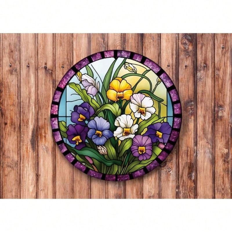 Decorative Metal Wall Art Sign 20x20 Cm Retro Tin Poster