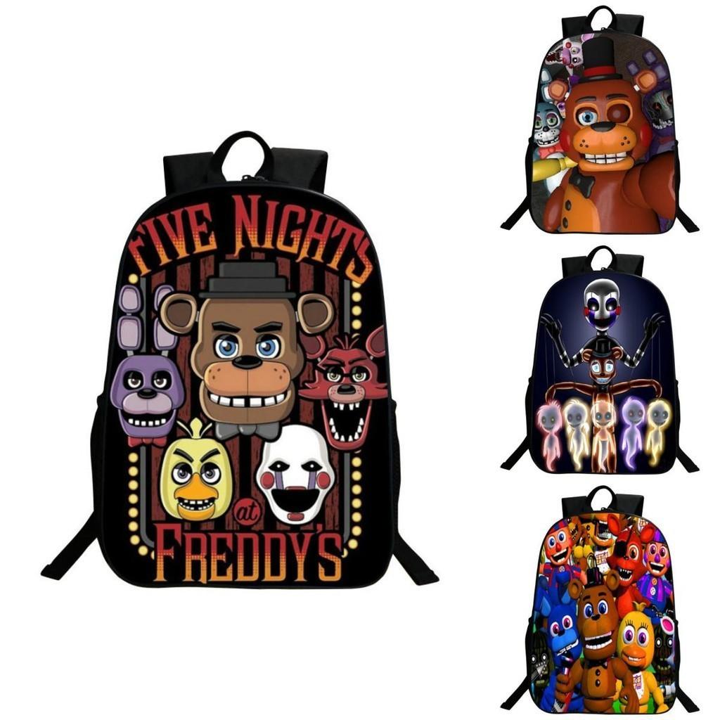 Vibrant Five Nights At Freddy's Backpack With Anime Pattern For Kids And Students