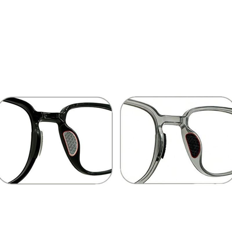 Adhesive Silicone Eyeglasses Nose Pads 10Pcs Anti Slip Bionic Lizard Skin Design for All Glasses Types Daily Use