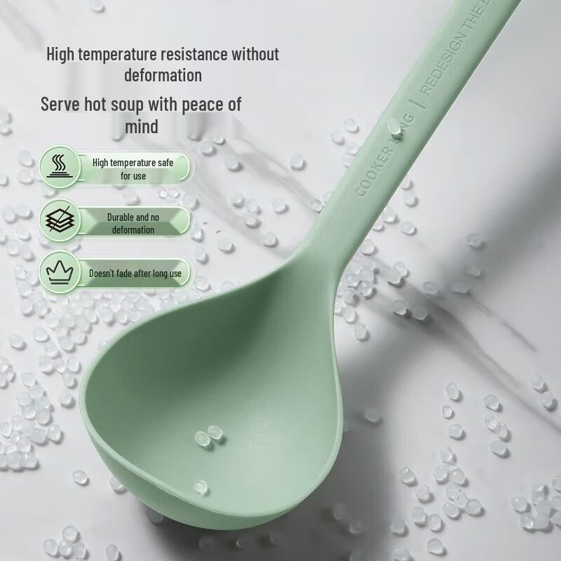 COOKER KING Non-Stick Silicone Soup Ladle - 2 Pack