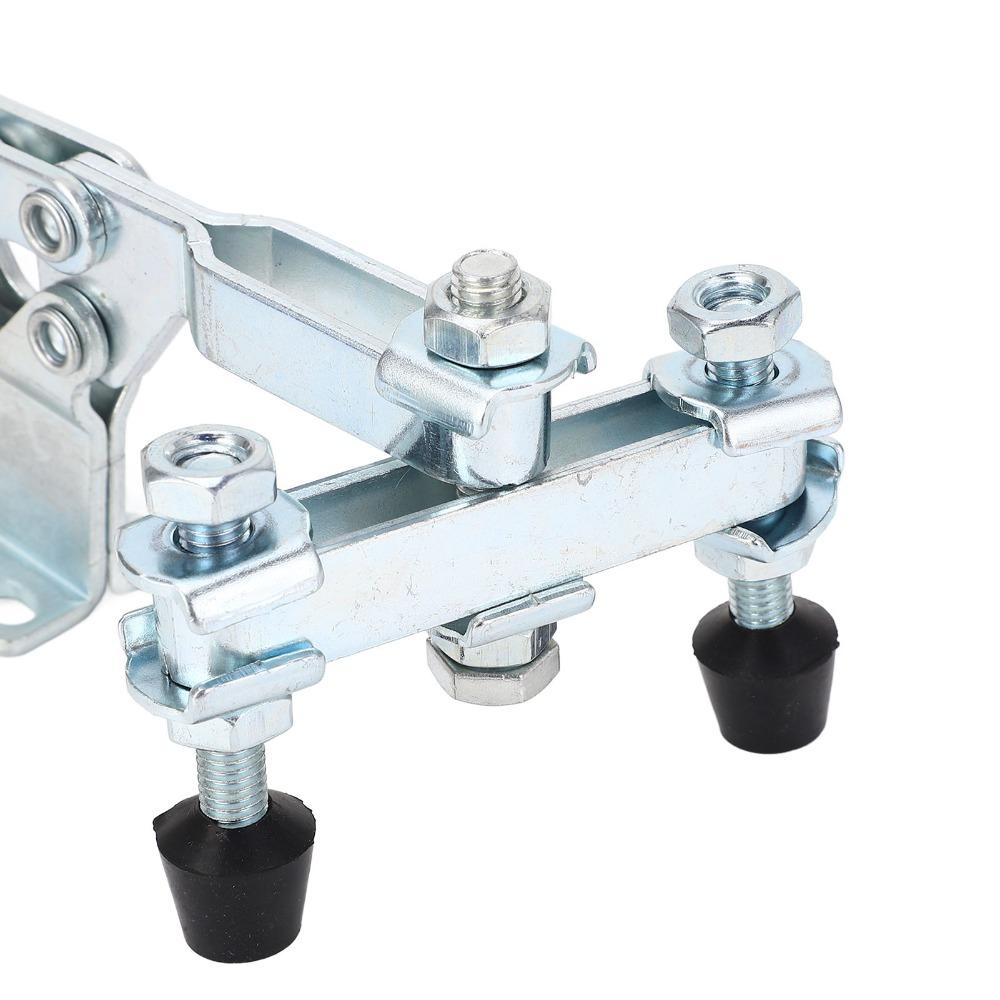Double Head Design Horizontal Toggle Clamp Long U Bar Dual Head Clamp Welding Table