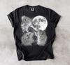Catfish Full Moon Graphic Tee, Starry Night Fishing Lover Shirt