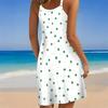 Women's Beach Dress Mini Dress Print Casual Modern Dress Sleeveless Loose Fit Outdoor Daily Summer